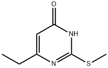 6-Ethyl-2-methylsulfanyl-pyrimidin-4-ol Struktur