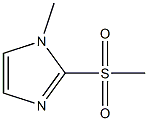 1-甲基-2-(甲基磺酰基)-1H-咪唑 结构式