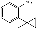 2-(1-Methylcyclopropyl)aniline Structure