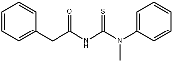 N-(methyl(phenyl)carbamothioyl)-2-phenylacetamide 结构式