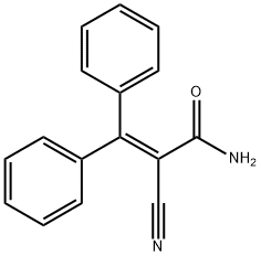 2-cyano-3,3-diphenyl-prop-2-enamide