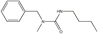 1-ブチル-3-ベンジル-3-メチル尿素 化学構造式