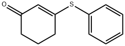 3-(phenylsulfanyl)-2-cyclohexen-1-one Struktur