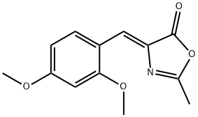 2-甲基-(4Z)-(21,41-二甲氧苯亚甲基)-5(4H)-口恶唑酮, 782503-75-7, 结构式