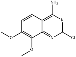 2-chloro-7,8-dimethoxyquinazolin-4-amine Structure