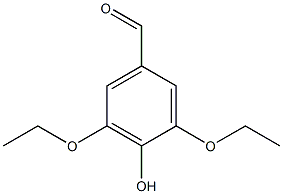 3,5-二乙氧基-4-羟基苯甲醛 结构式
