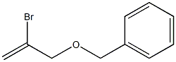 Benzene, [[(2-bromo-2-propenyl)oxy]methyl]- Structure