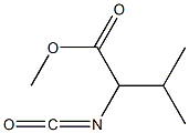 methyl 2-isocyanato-3-methylbutanoate Structure