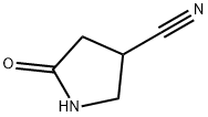 3-Pyrrolidinecarbonitrile, 5-oxo- Structure