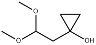 Cyclopropanol, 1-(2,2-dimethoxyethyl)- Structure