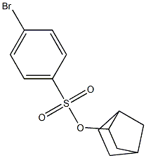 Benzenesulfonic acid, 4-bromo-, bicyclo[2.2.1]hept-2-yl ester, exo- Structure