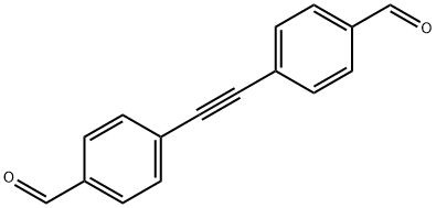 4,4′-エチニレンビスベンズアルデヒド 化学構造式