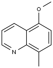 5-甲氧基-8-甲基喹啉, 868668-59-1, 结构式