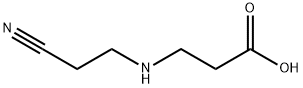 3-((2-氰乙基)氨基)丙酸, 89600-79-3, 结构式