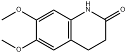 6,7-二甲氧基-3,4-二氢喹啉-2(1H)-酮 结构式