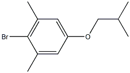2-溴-5-异丁氧基-1,3-二甲苯 结构式