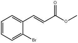 (2E)-3-(2-Bromophenyl)-2-propenoic acid, methyl ester Struktur