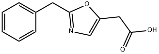 2-(2-benzyloxazol-5-yl)acetic acid Structure