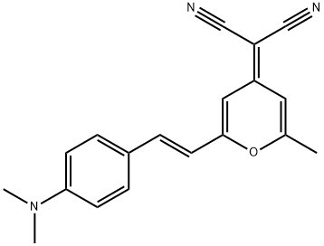 2-[2-[(E)-2-[4-(dimethylamino)phenyl]ethenyl]-6-methylpyran-4-ylidene]propanedinitrile