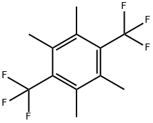 1.2.4.5-四甲基-3.6-三氟甲基苯 结构式