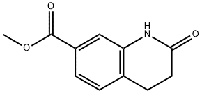 methyl 2-oxo-1,2,3,4-tetrahydroquinoline-7-carboxylate, 1000045-93-1, 结构式