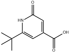 6-tert-Butyl-2-oxo-1,2-dihydro-pyridine-4-carboxylic acid Structure