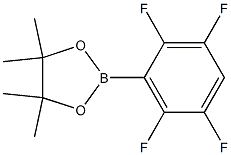 4,4,5,5-tetramethyl-2-(2,3,5,6-tetrafluorophenyl)-1,3,2-dioxaborolane Structure
