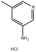 3-氨基-5-甲基吡啶盐酸盐, 1187932-24-6, 结构式