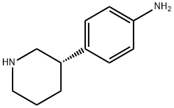 4-(3S)-3-哌啶基-苯胺, 1196713-21-9, 结构式