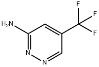 5-(三氟甲基)哒嗪-3-胺 结构式