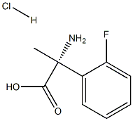 (R)-2-氨基-2-(2-氟苯基)丙酸, 1213572-60-1, 结构式