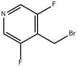 4-(溴甲基)-3,5-二氟吡啶 结构式
