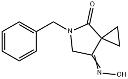 (E)-5-benzyl-7-(hydroxyimino)-5-azaspiro[2.4]heptan-4-one Structure