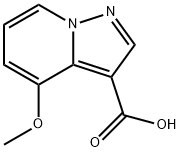 4-Methoxy-pyrazolo[1,5-a]pyridine-3-carboxylic acid Struktur