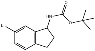 (6-溴茚满-1-基)氨基甲酸叔丁酯, 1414958-70-5, 结构式