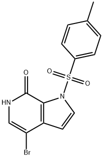 4-bromo-1-tosyl-1H-pyrrolo[2,3-c]pyridin-7(6H)-one Structure