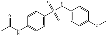 N4-ACETYL-N1-(4-METHOXYPHENYL)SULFANILAMIDE Struktur