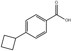 4-cyclobutyl-benzoic acid Struktur