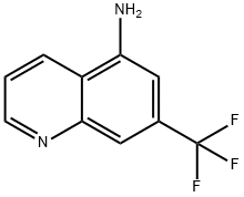 7-(trifluoromethyl)quinolin-5-amine Struktur