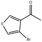 1-(4-溴-3-噻吩)乙酮 结构式