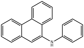 N-Phenyl-9-aminophenanthrene Struktur