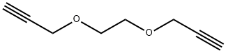 エチレングリコール1,2-ビス(2-プロピニル)エーテル 化学構造式