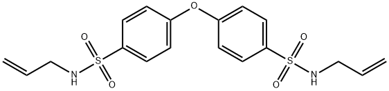 4,4'-OXYBIS(N-ALLYLBENZENESULFONAMIDE) Structure