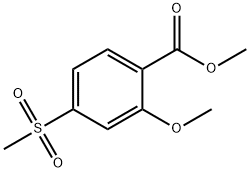 Methyl 2-methoxy-4-(methylsulfonyl)benzoate Structure