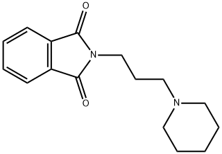 1H-ISOINDOLE-1,3(2H)-DIONE, 2-[3-(1-PIPERIDINYL)PROPYL]-(WXG02628) Struktur