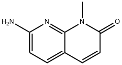 1-甲基-7-氨基-1,8-萘啶-2(1H)-酮 结构式