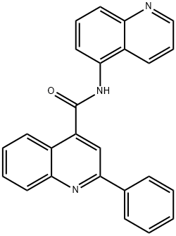 2-phenyl-N-(quinolin-5-yl)quinoline-4-carboxamide Structure