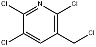 2,3,6-三氯-5-(氯甲基)吡啶 结构式