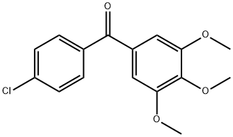 Methanone, (4-chlorophenyl)(3,4,5-trimethoxyphenyl)- Structure