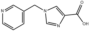 1-(Pyridin-3-ylmethyl)-1H-imidazole-4-carboxylic acid Structure